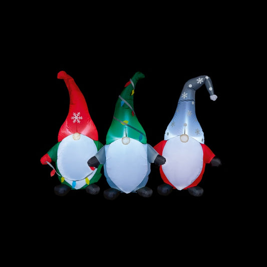 Premier Inflatable Trio Of Gnomes