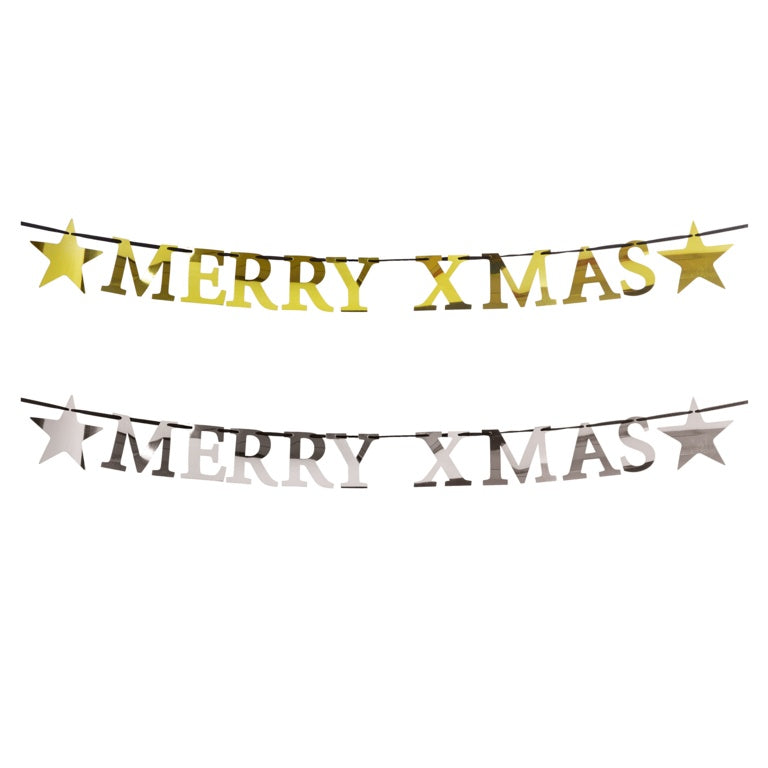 Premier Foil Metallic Merry Christmas Garland