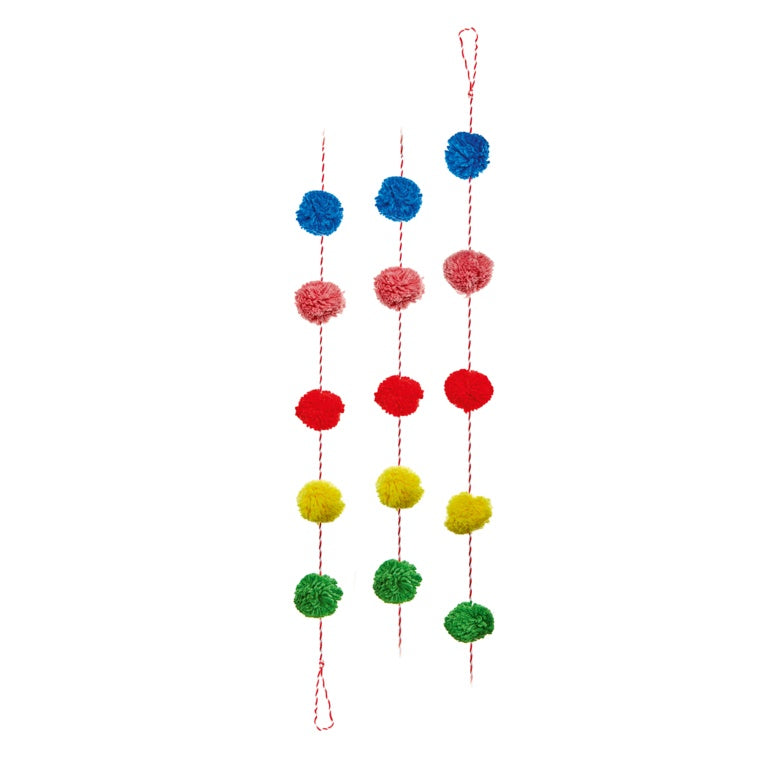 Premier Woolly Pom Pom Garland