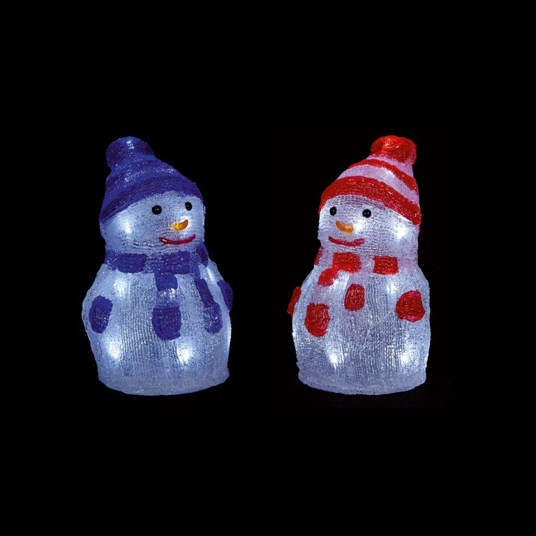 Premier Acrylic Snowman 16 White LEDs