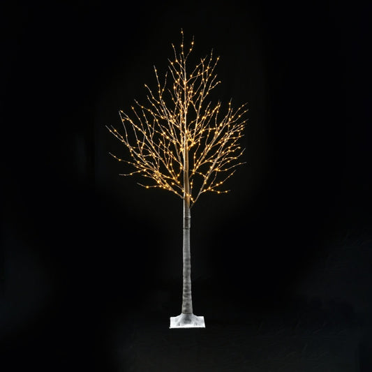 Premier 600 Micro LED Brown Tree Snow