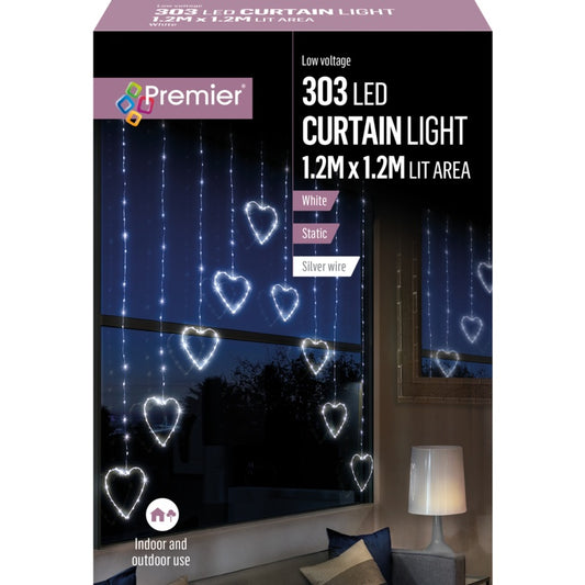 Premier 303 LED Heart Shape V Curtain