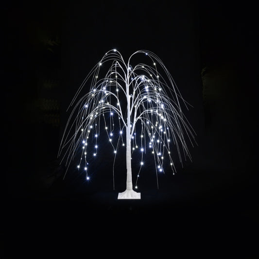 Premier 140 LED Glitter Willow Tree