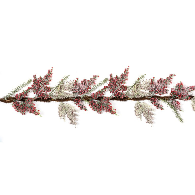 Premier Frosted Berry Rattan Garland