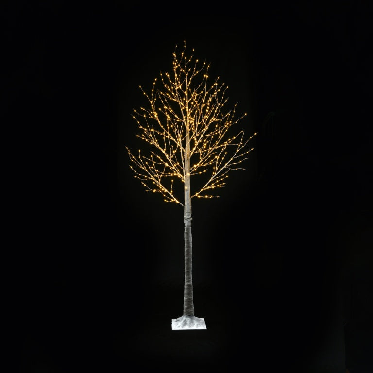 Premier 750 Micro LED Brown Tree With Snow