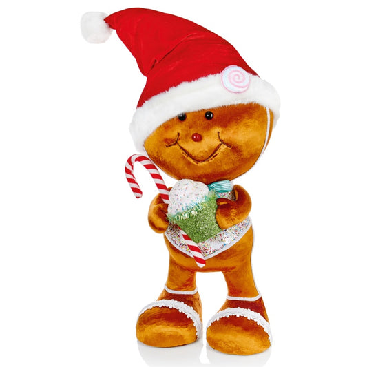 Premier Gingerbread Man In Santa Hat