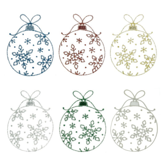 Premier Bauble Window Cling Snowflake