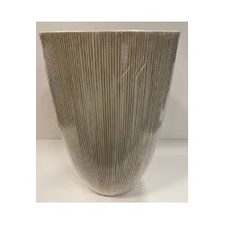 Kaemingk Lennox Planter Plastic Vase Off White