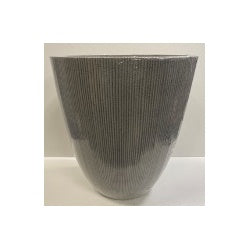 Kaemingk Lennox Plastic Planter Vase Beige