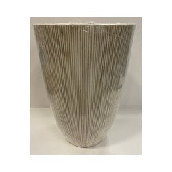 Kaemingk Lennox Plastic Planter Vase Grey