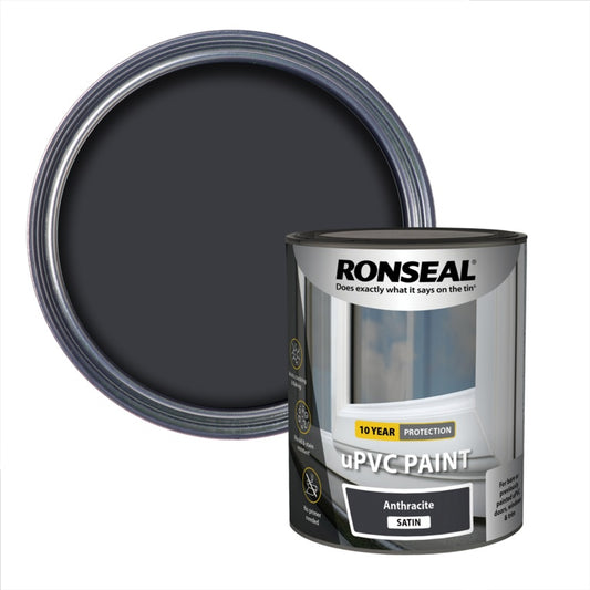 Ronseal UPVC Paint 750ml Anthracite Satin