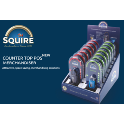 Squire Combi Padlock Counter Top Display