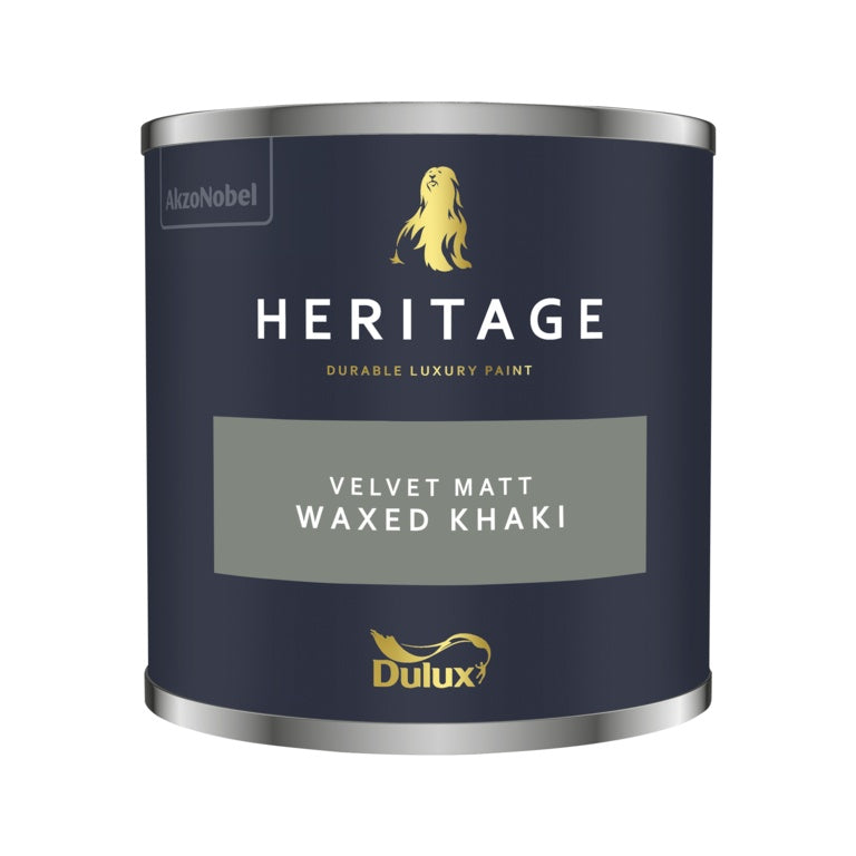 Dulux Heritage Tester 125ml Waxed Khaki