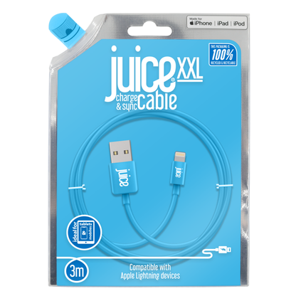 Juice 3m Round Lightning Cable