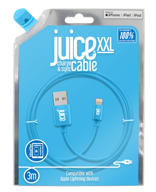 Juice 3m Round Lightning Cable