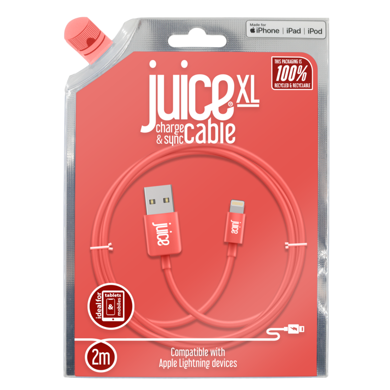 Câble Lightning rond Juice de 2 m