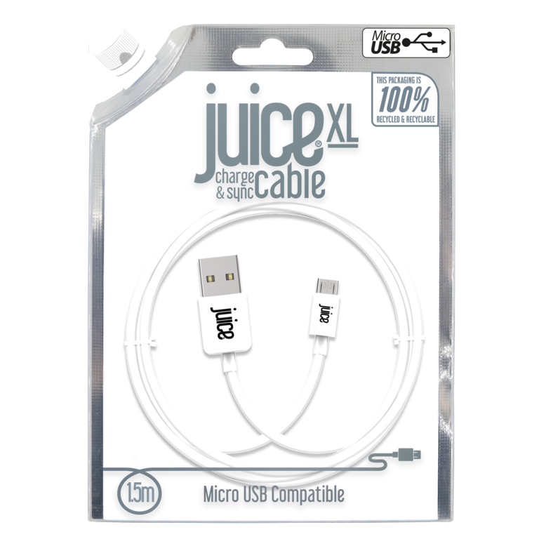 Juice 1.5m Round Micro USB Cable