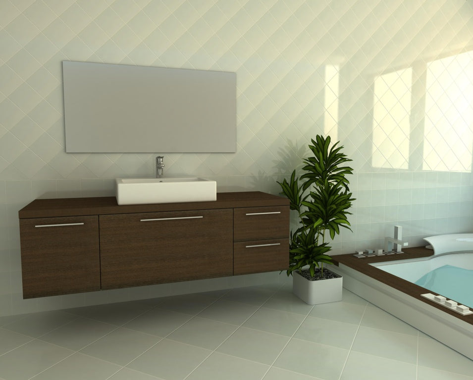 Carrelage mural blanc plat brillant Kai