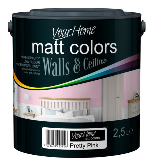 Your Home Emulsión Mate 2.5L Pretty Pink