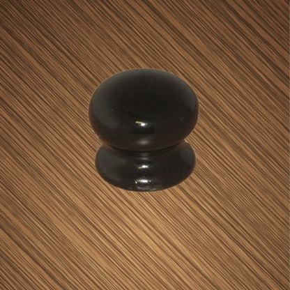 Securit Ceramic Cupboard Knob Black