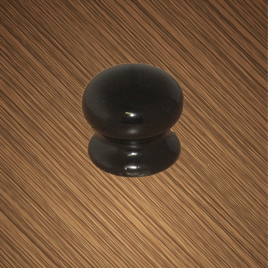 Securit Ceramic Cupboard Knob Black
