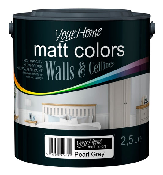 Your Home Emulsión Mate 2.5L Gris Perla