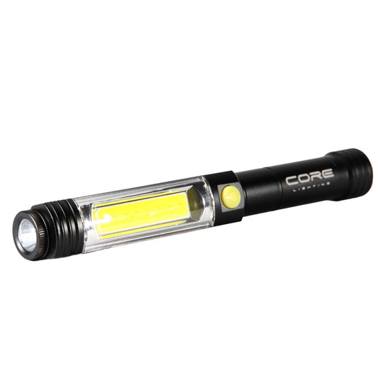 Lampe d'inspection magnétique à noyau avec torche 400 lumens