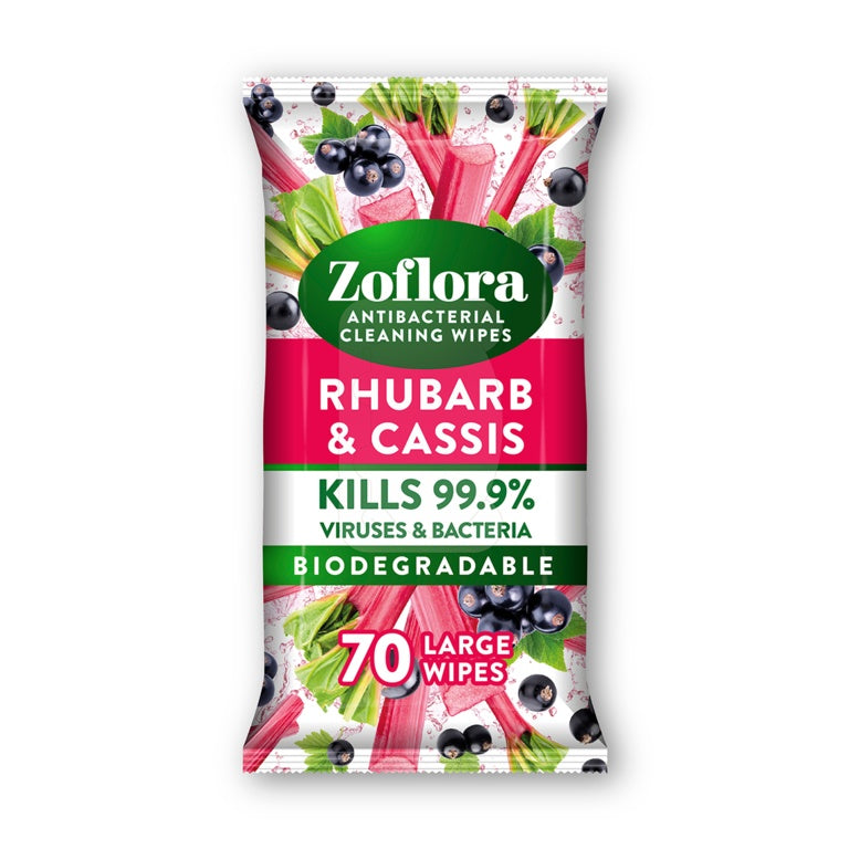 Zoflora Grandes Lingettes Rhubarbe/Cassis