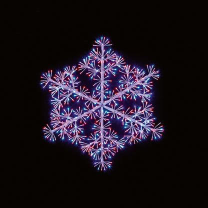 Premier White Starburst Snowflake 660 LEDs