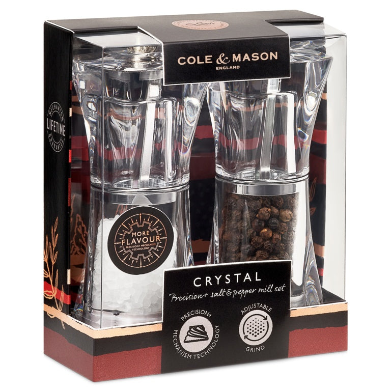 Cole & Mason Crystal Gift Set Clear Precision