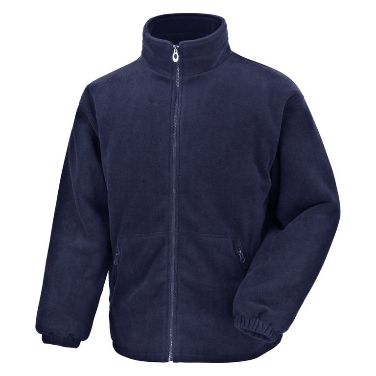 Veste en polaire matelassée bleu marine Pencarrie