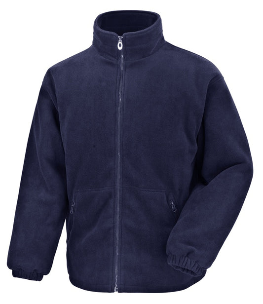 Veste en polaire matelassée bleu marine Pencarrie