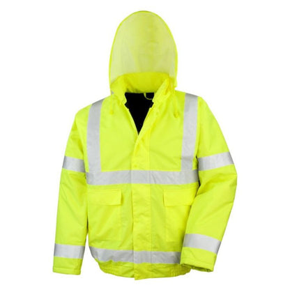 Pencarrie Hi-Vis Yellow Bomber Jacket