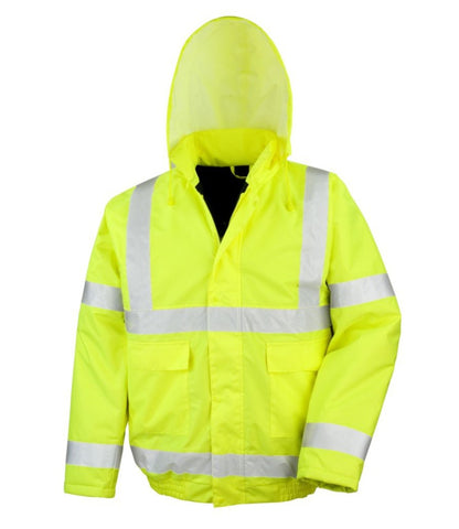 Pencarrie Hi-Vis Yellow Bomber Jacket