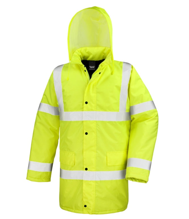 Pencarrie Hi-Vis Yellow Long Jacket