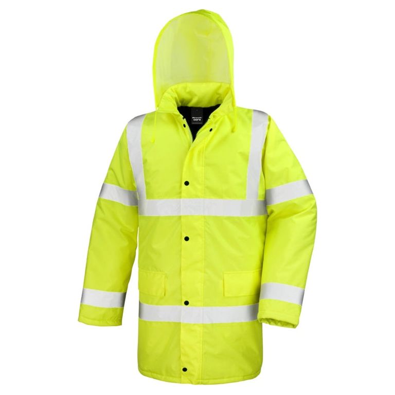 Veste longue jaune haute visibilité Pencarrie