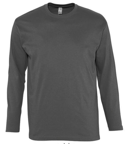 Pencarrie Long Sleeved Dark Grey T Shirt