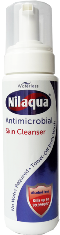 Nettoyant antimicrobien pour la peau Nilaqua