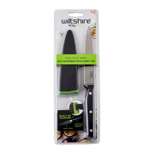 Wiltshire Staysharp Cuchillo utilitario con triple remache