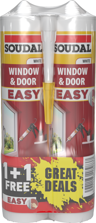 Soudal 1+1 Free Window & Door Easy Sealant