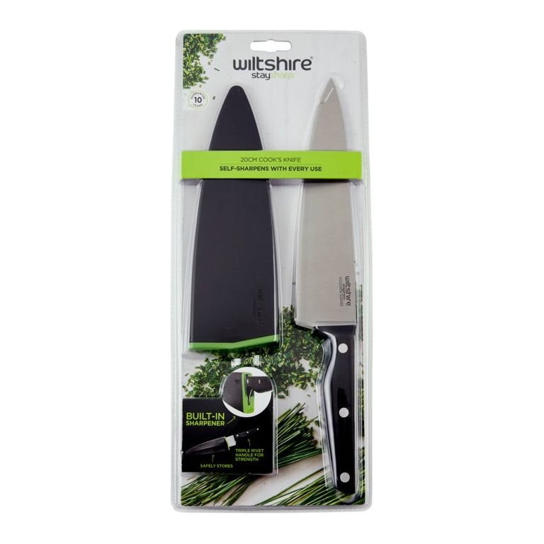 Wiltshire Staysharp Triple Rivet Cooks Knife 20cm