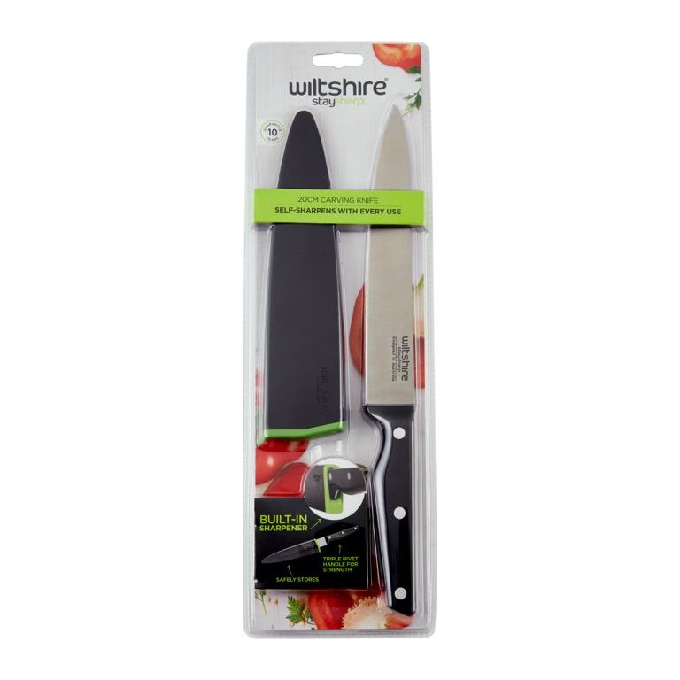 Wiltshire Staysharp Triple Rivet Carving Knife 20cm