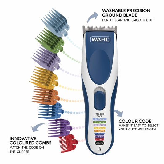 Kit de cortapelos inalámbrico/con cordón enjuagable Clip 'N Rinse Wahl