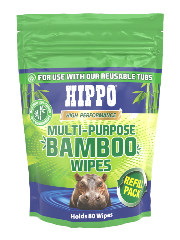 Hippo Multi Purpose Bamboo Wipes Refill