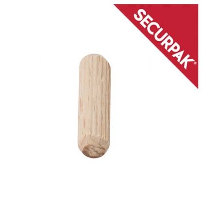 Securpak Wooden Dowels M8x30mm Pack 50