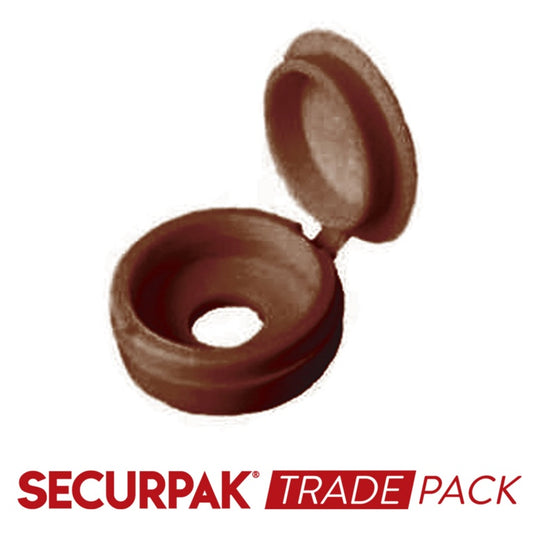 Securpak Bouchons à Vis Pliables 10g Marron