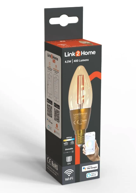 Link2Home Indoor Filament Style Wifi Lamp