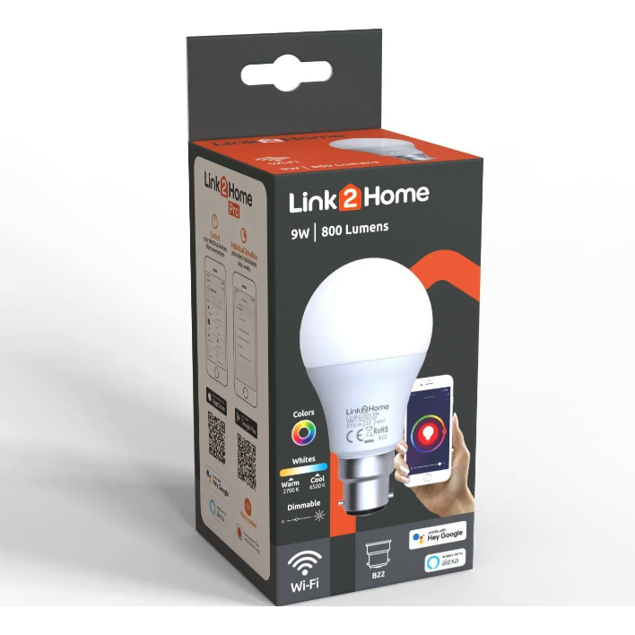 Link2Home Lámpara Interior Con Blanco Y Rgb