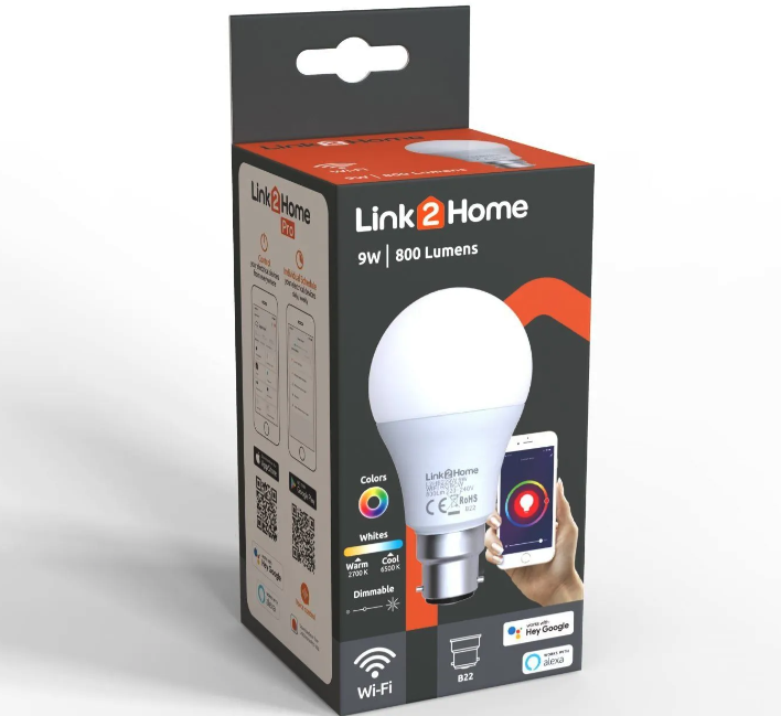 Link2Home Lámpara Interior Con Blanco Y Rgb