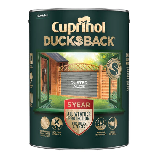 Cuprinol Ducksback 5L Aloe Espolvoreado